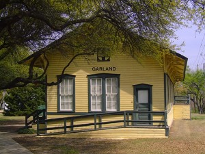 Downtown Garland has converted their old train station to a musuem.
