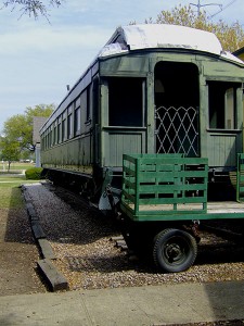 This musuem has a passenger train car. I think it would make a great steampunk photo location.